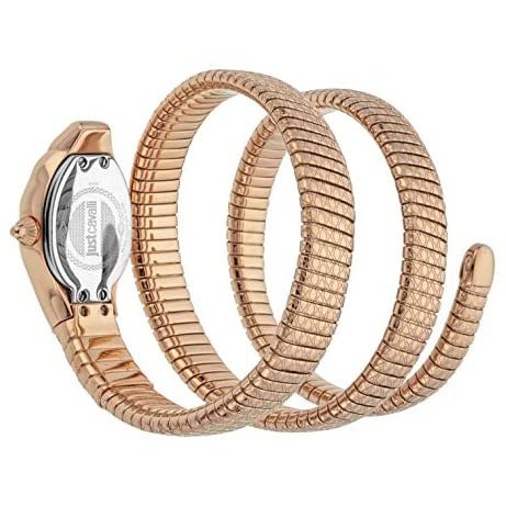 Ladies Glam Snake Gold Dial Watch (JC1L112M0035)