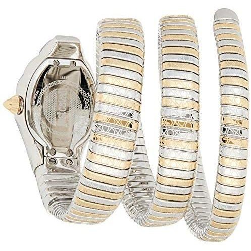 Ladies Glam Snake Two-Tone Silver Dial Watch (JC1L112M0045)