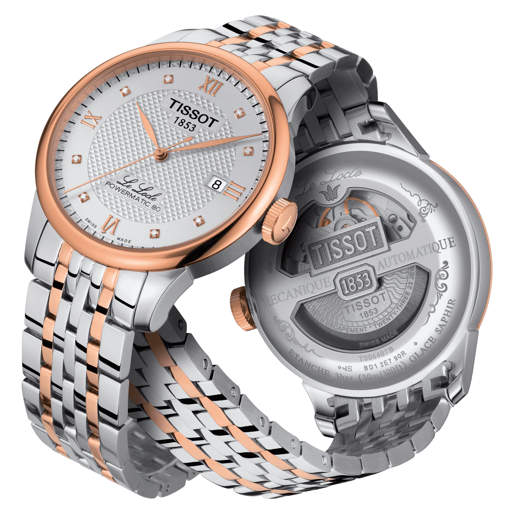 MEN'S LE LOCLE POWERMATIC 80 WATCH (T0064072203600)