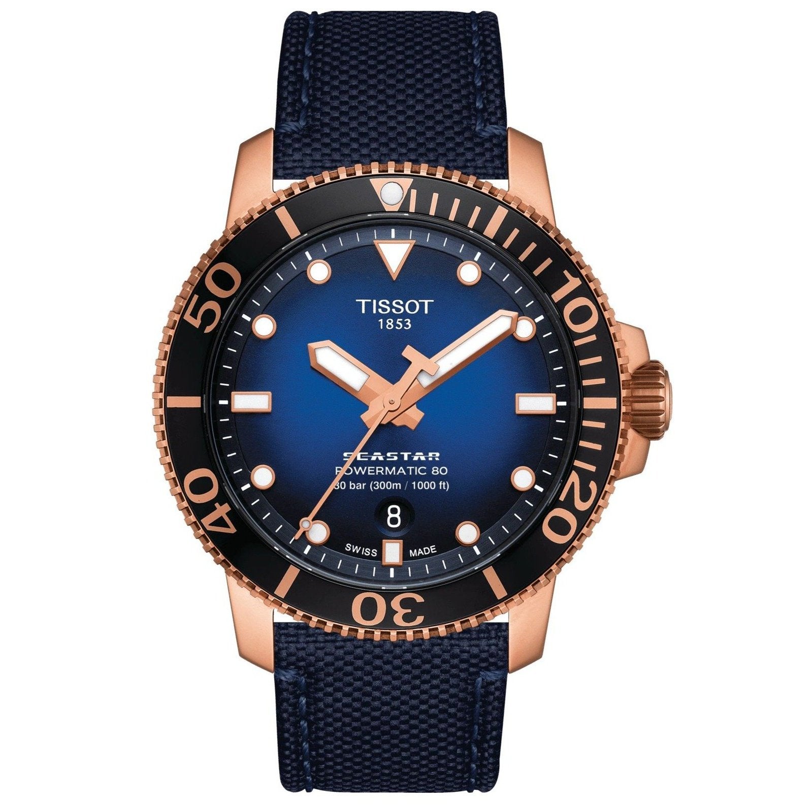 Men's Seastar 1000 Powermatic 80 Watch (T1204073704100)