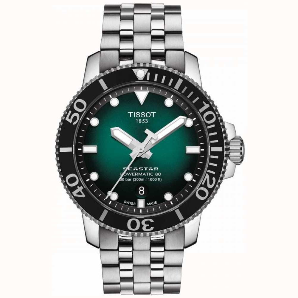 Men's Seastar 1000 Powermatic 80 Watch (T1204071109101)