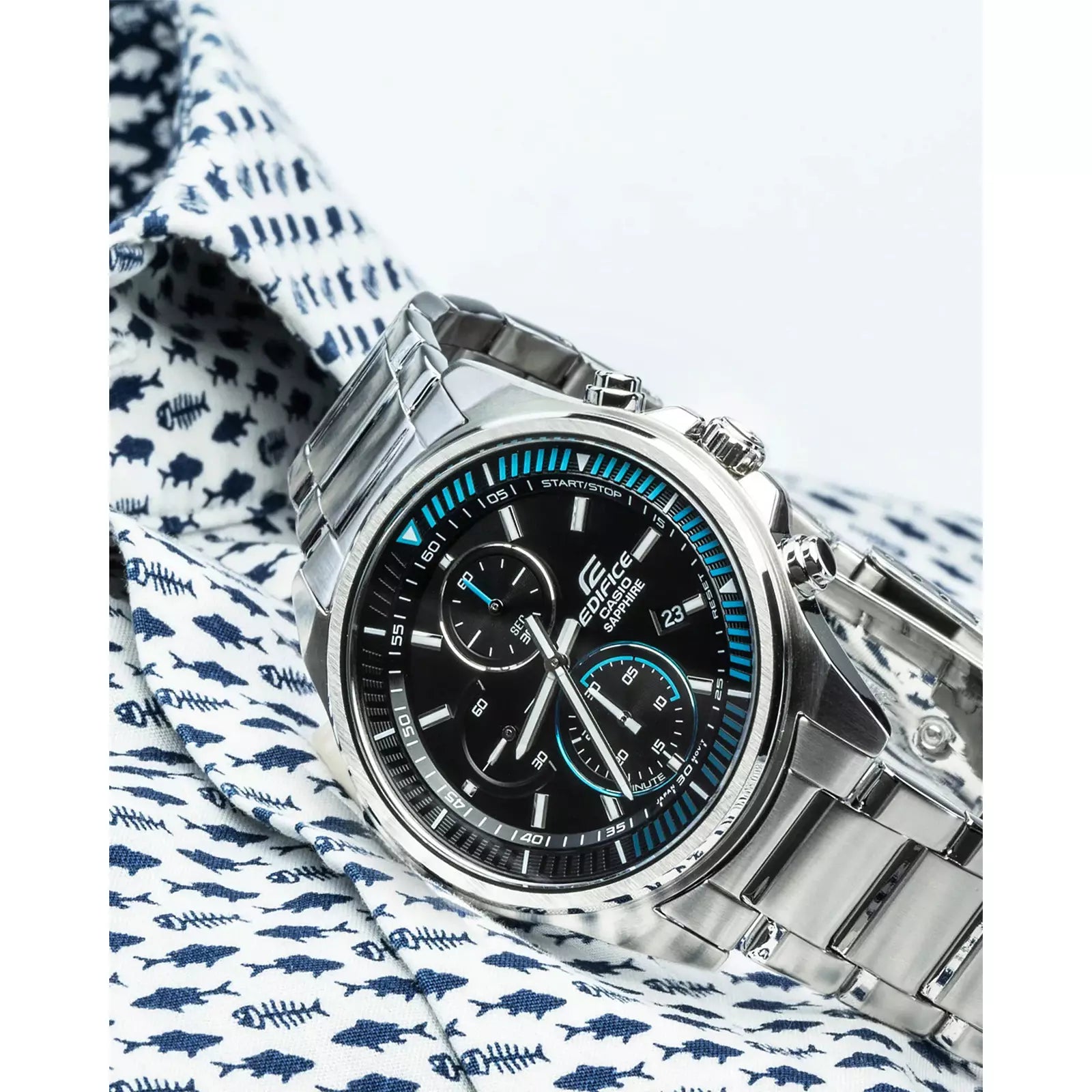 Men's Sporty Chronograph Watch (EFR-S572D-1AVUDF)